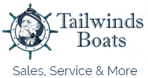 A picture of the logo for tailwind boats.
